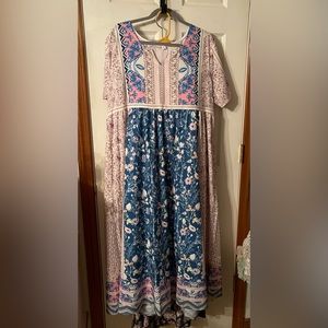 Long flowing spring/ summer dress